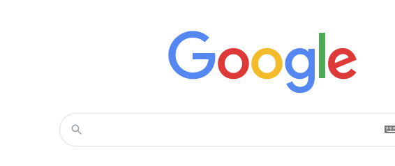 En søgning på søgemaskinen Google